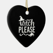 Witch Shirt Witch Shirt Funny Halloween Keramisch Ornament (Rechts)