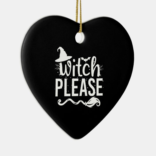 Witch Shirt Witch Shirt Funny Halloween Keramisch Ornament (Rechts)