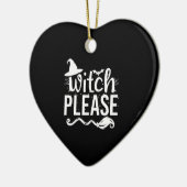 Witch Shirt Witch Shirt Funny Halloween Keramisch Ornament (Links)