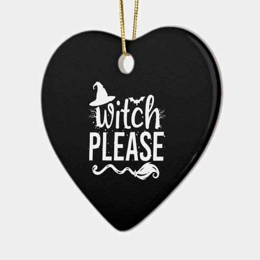 Witch Shirt Witch Shirt Funny Halloween Keramisch Ornament (Links)