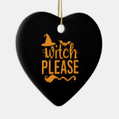 Witch Shirt Witch Shirt Funny Halloween Keramisch Ornament (Rechts)