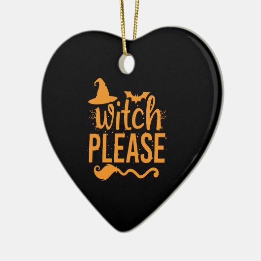 Witch Shirt Witch Shirt Funny Halloween Keramisch Ornament (Links)