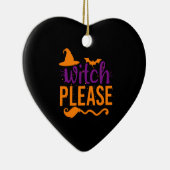 Witch Shirt Witch Shirt Funny Halloween Keramisch Ornament (Rechts)