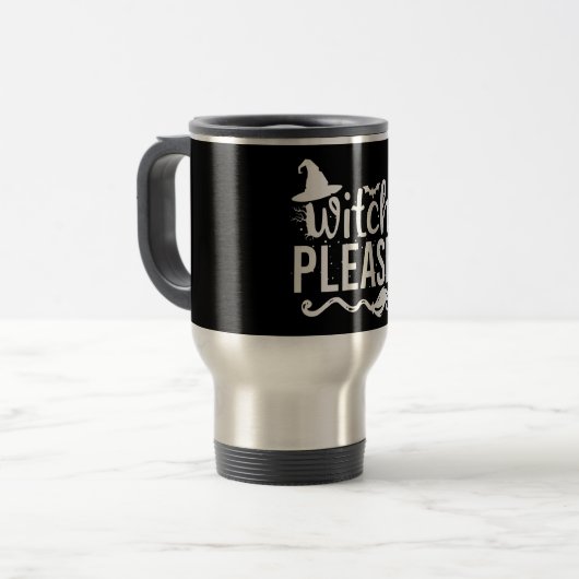 Witch Shirt Witch Shirt Funny Halloween Reisbeker (Voorkant links)