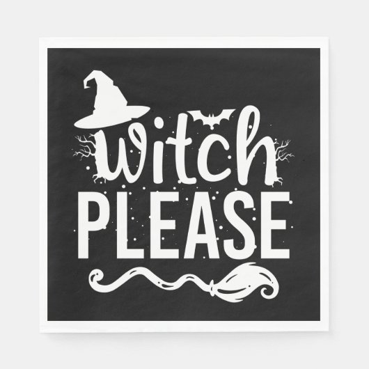 Witch Shirt Witch Shirt Funny Halloween Servet (Voorkant)