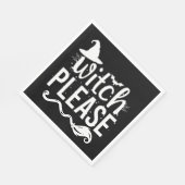 Witch Shirt Witch Shirt Funny Halloween Servet (Hoek)