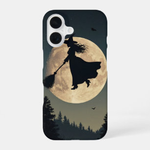 Witch Silhouette iPhone 16 Hoesje