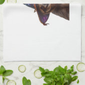 Witch Sloth Halloween trick or treat spooky pumpki Theedoek (Gevouwen)