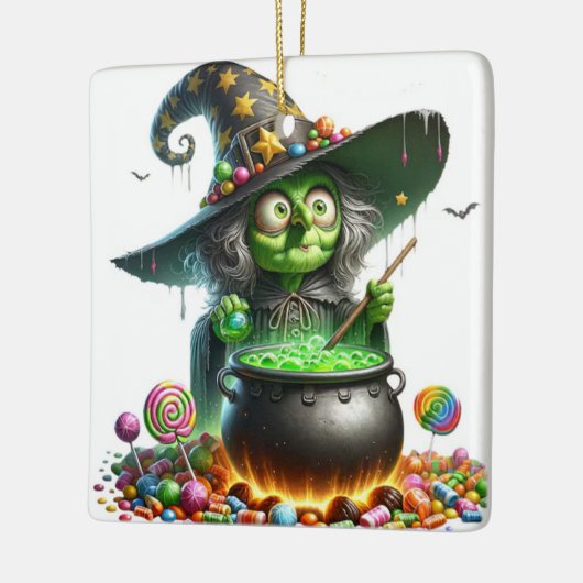 Witch Snoep Brew Keramisch Ornament (Links)