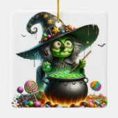 Witch Snoep Brew Keramisch Ornament (Achterkant)