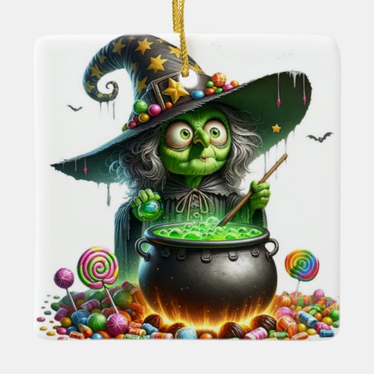 Witch Snoep Brew Keramisch Ornament (Voorkant)