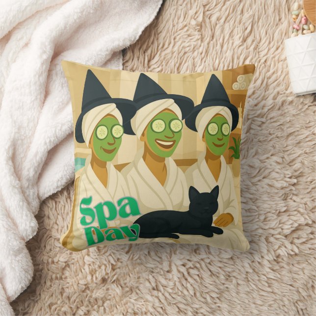 Witch Spa Day Funny Humor  Kussen (Deken)