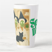 Witch Spa Day Funny Humor Latte Mok (Voorkant)