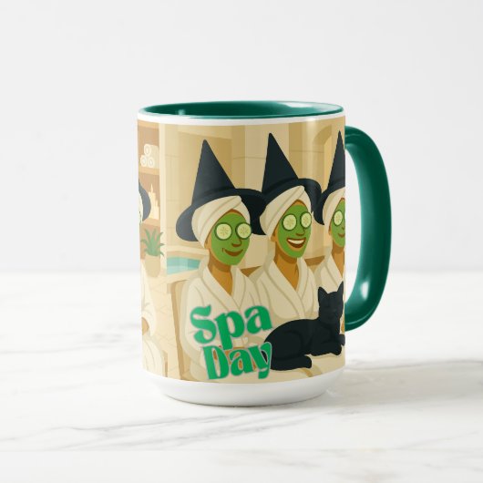 Witch Spa Day Funny Humor Mok (Voorkant rechts)
