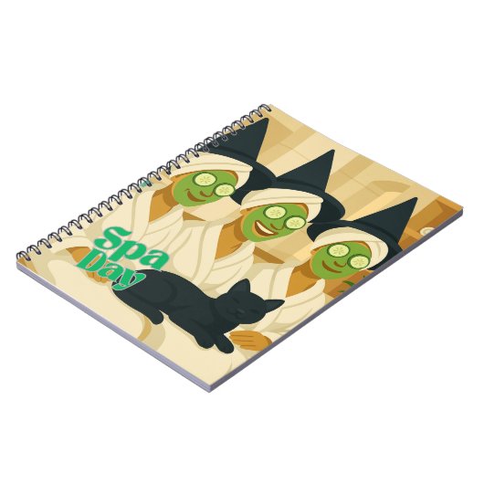 Witch Spa Day Funny Humor Notitieboek (Linkerzijde)