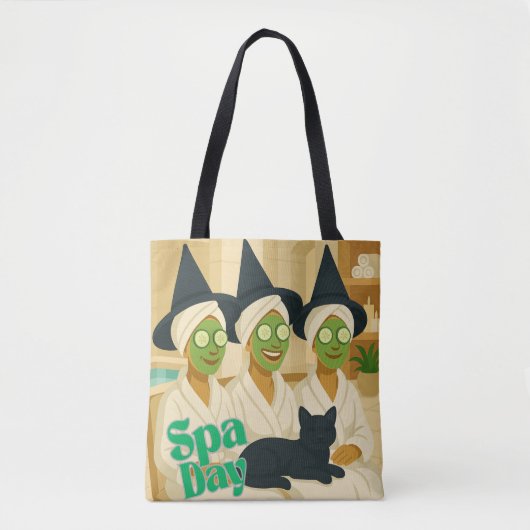 Witch Spa Day Funny Humor  Tote Bag (Voorkant)