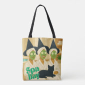 Witch Spa Day Funny Humor Tote Bag (Achterkant)