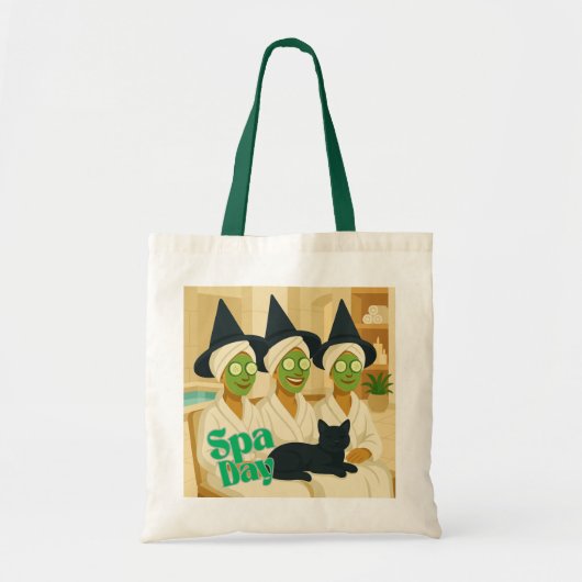 Witch Spa Day Funny Humor  Tote Bag (Voorkant)