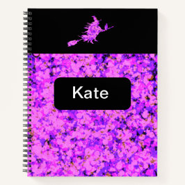 witch spattered paint notitieboek