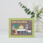 Witch Spell Ingrediënten Halloween Briefkaart (Staand voorkant)