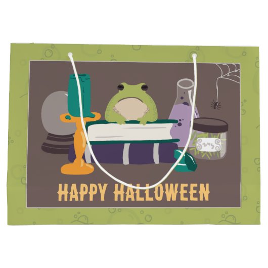 Witch Spell Ingrediënten Halloween Groot Cadeauzakje (Achterkant)
