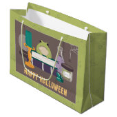 Witch Spell Ingrediënten Halloween Groot Cadeauzakje (Voorkant Gekanteld)