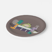 Witch Spell Ingrediënten Halloween Papieren Bordje (Gekanteld)