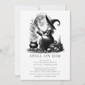 Witch Spell Vrijgezellenfeest Kaart (Voorkant)