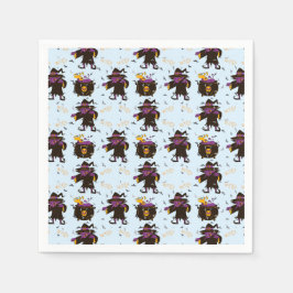 Witch Spooky Creepy Halloween Party Servet