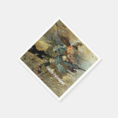  Witch Spooky Halloween Party Servet (Hoek)