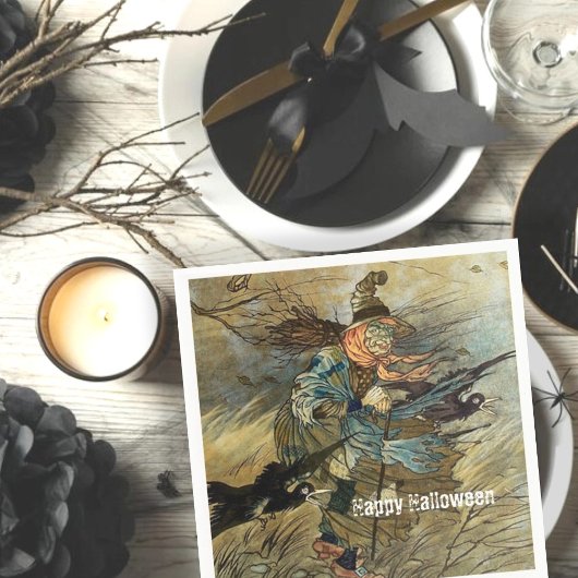  Witch Spooky Halloween Party Servet