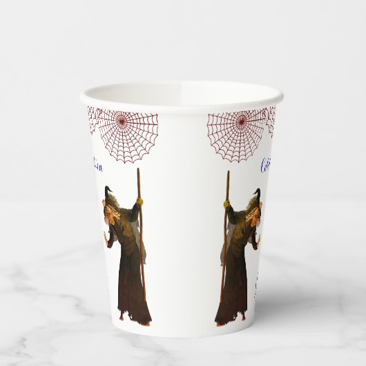 Witch Spooky Papieren Bekers (Links)