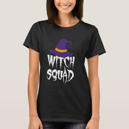 Witch Squad Funny Spooky Halloween 2020 Costume Fo T-shirt (Voorkant)
