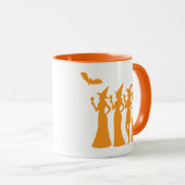 Witch Squad Silhouette Halloween Party Mok (Voorkant rechts)