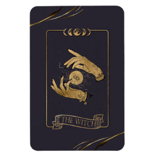 Witch Tarot Kaart Magneet