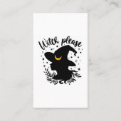 Witch Tarot Reading Business Card Visitekaartje (Achterkant)