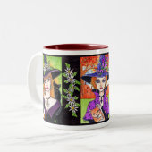 Witch Tea Coffee Mok van Ann Howard (Voorkant links)