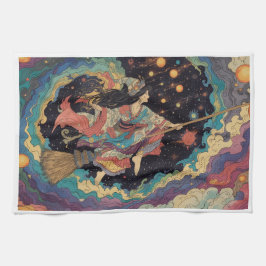 Witch tea towel theedoek