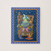 WITCH TELLING SPOOKY BEDTIME STORIES, HALLOWEEN LEGPUZZEL (Verticaal)