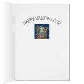 WITCH TELLING SPOOKY BEDTIME STORIME WENSKAART (Binnen (Rechts))