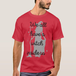 Witch text op t-shirt