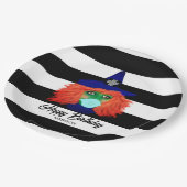 Witch Theme Halloween Birthday Chic Personalized Papieren Bordje (Gekanteld)