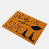 Witch Thleed Halloween Decoration Deurmat (Schuin)