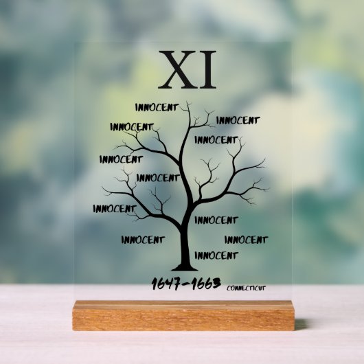 Witch Trials Acryl Bord (Neutraal)