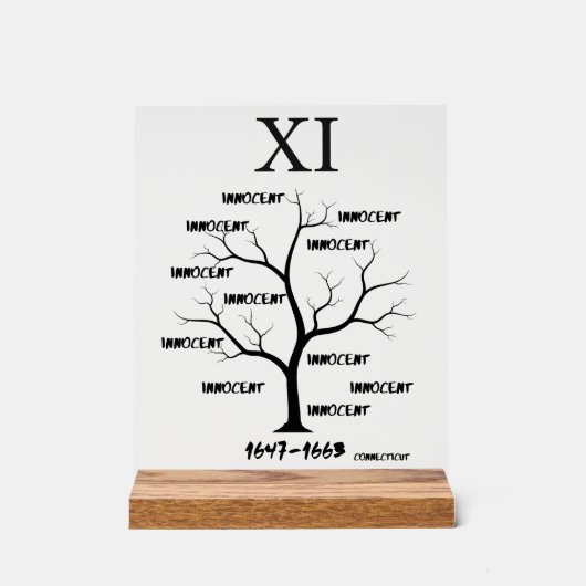 Witch Trials Acryl Bord (Voorkant)