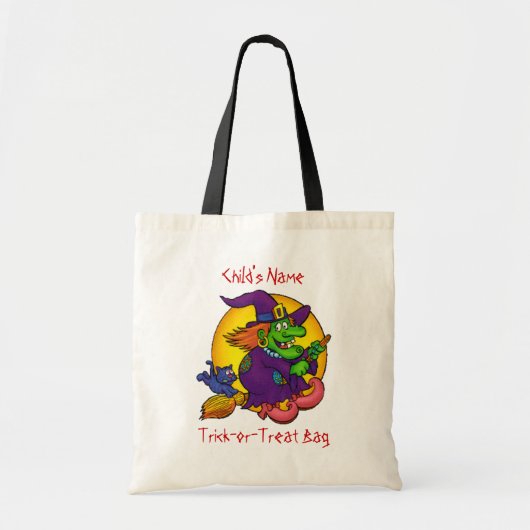 Witch Trick or treat Bag Tote Bag (Voorkant)