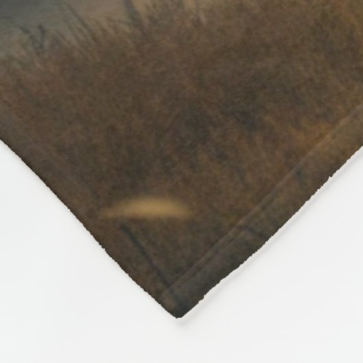 Witch Under Full Moon Enchanted Night Fleece Deken (Hoek)