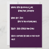 Witch, Vampire en Haunted House Kaart (Achterkant)