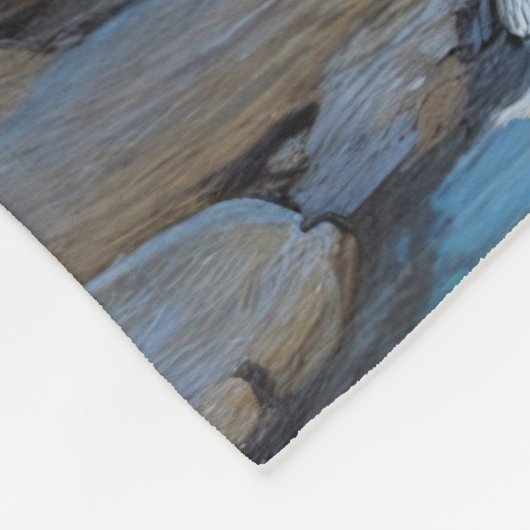 Witch van het Moonlit Zee Fleece Deken (Hoek)