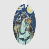 WITCH VAN SLEEPY HOLLOW Halloween ORNAMENT Oval (voorkant)
